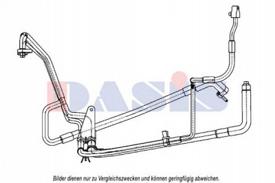 AKS DASIS 885818n -  Трубопровод высокого / низкого давления, кондиционер